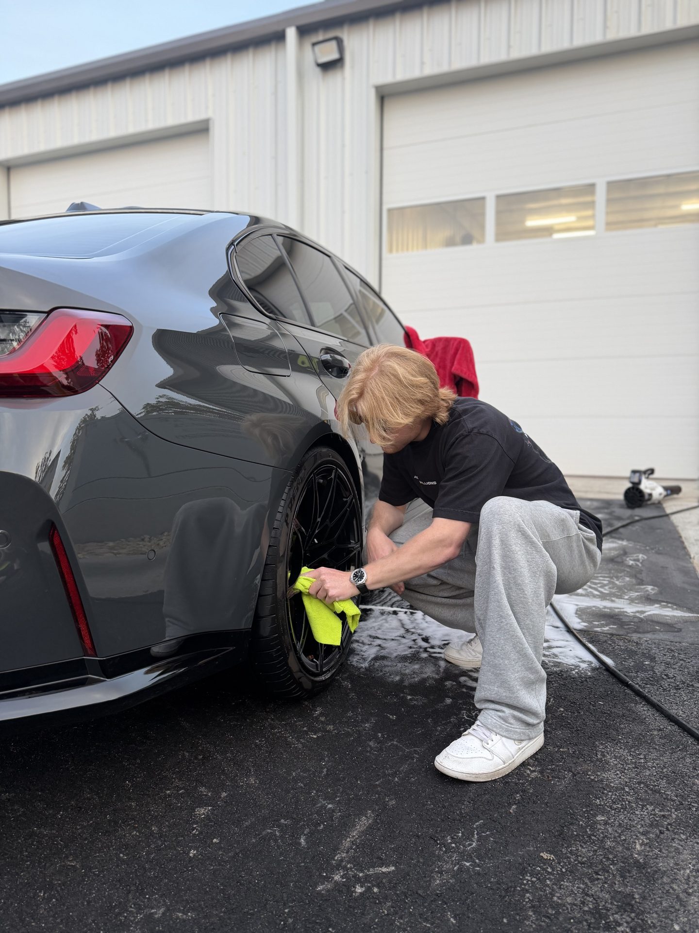Hands-on detailing work in our shop