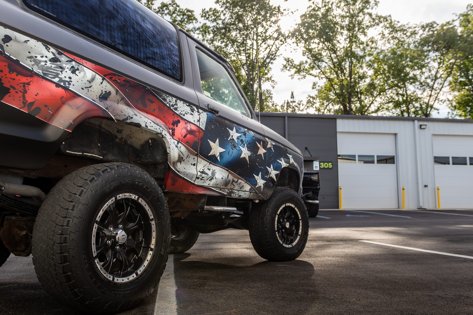 A premium vehicle finished at our shop